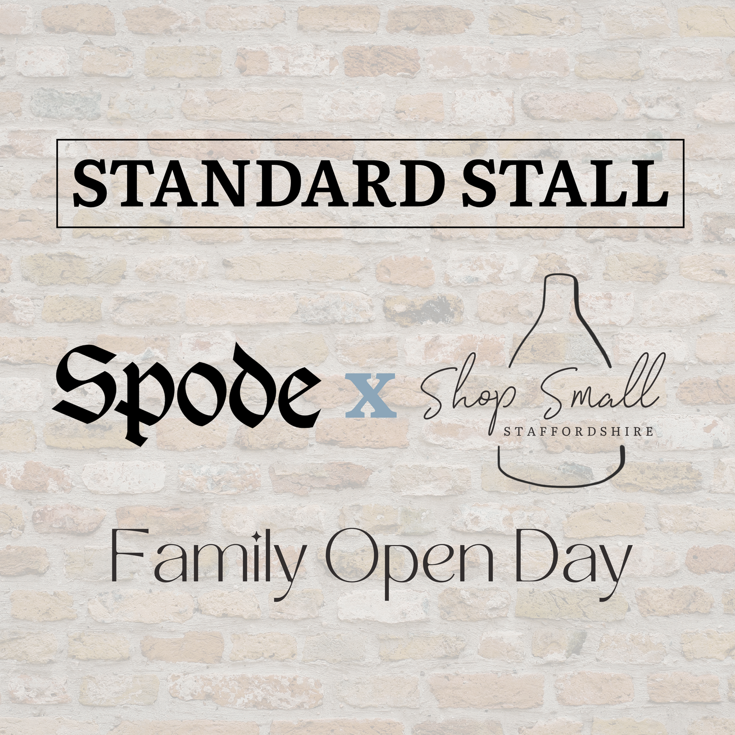 Spode Market STANDARD STALL